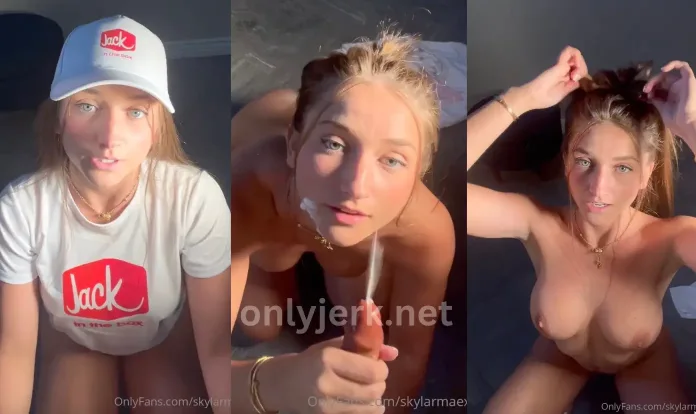 Skylar Maexo – Jack In A Box Dildo BJ Video Leaked