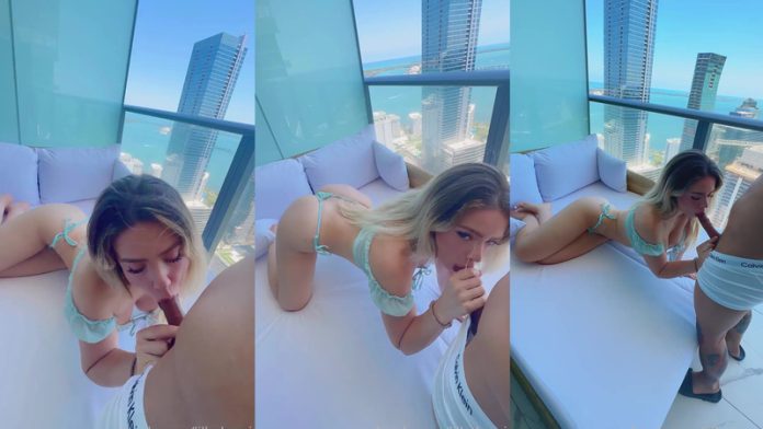 Lilbabymj Gets Fucked Doggy Style On The Balcony Video Leaked