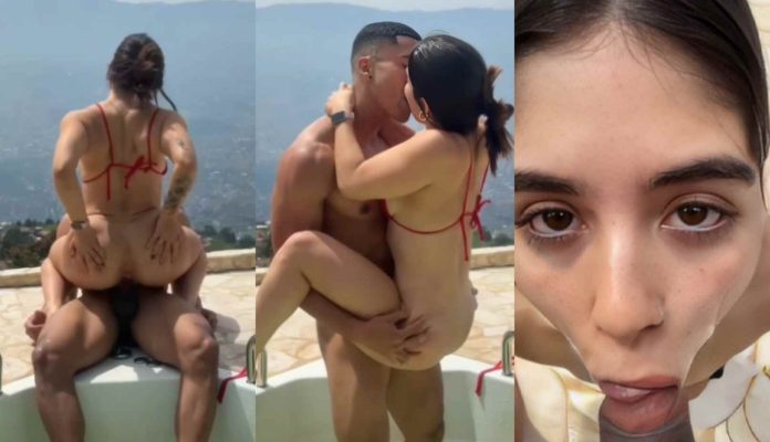 Maria Giraldo – Outdoor Jacuzzi Fuck Video Leaked