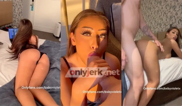 Bxbyvioletx – BG Black Lingerie Sextape Video Leaked