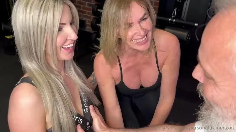Georgie Lyall & Summer Rose – Blonde Babe Threesome In The Gym Video Leaked