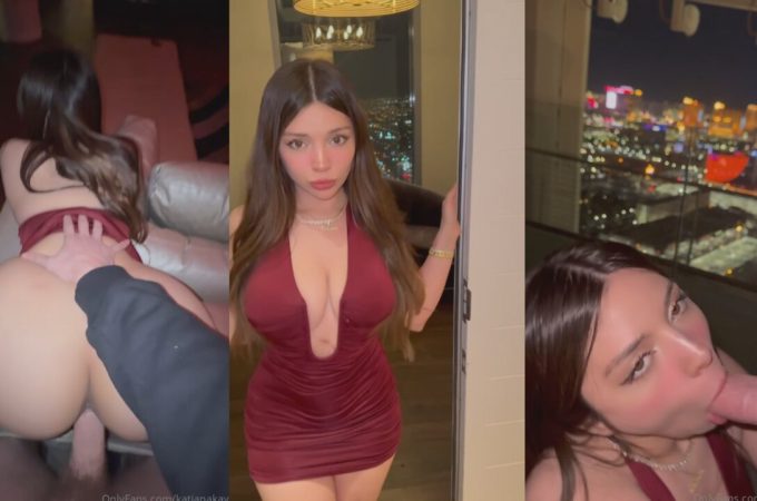 Katiana Kay – Red Dress Sextape Video Leaked