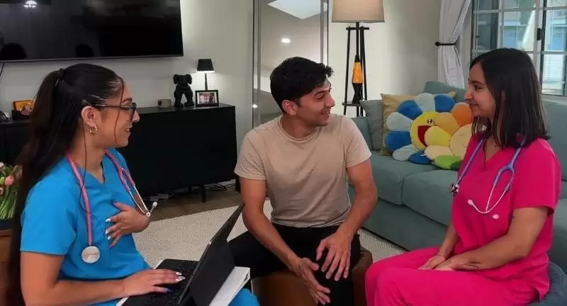 Hailey Rose & Madison Wilde – Two Hot Nurses Cum Over For A Physical Video Leaked