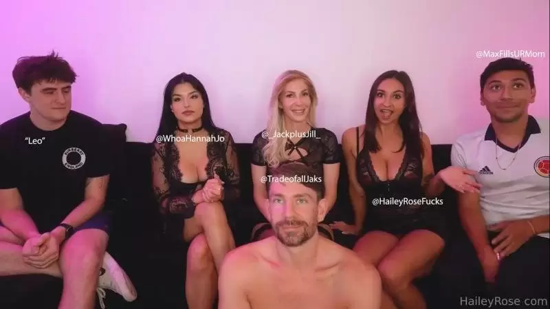 JackandJill, Hailey Rose & Hannah Jo – Triple Couple Orgy Gets Crazy Video Leaked