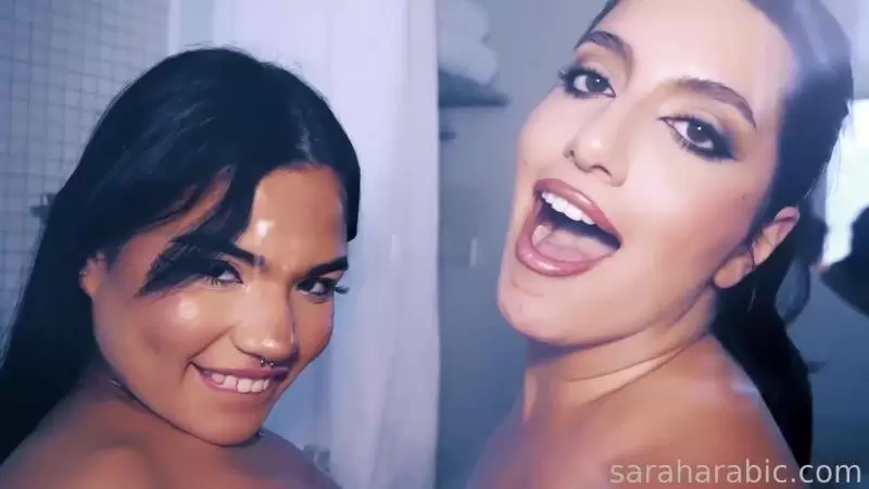 Sarah Arabic & Summer Col – Ass Eating Lesbian Sex In The Shower Video Leaked