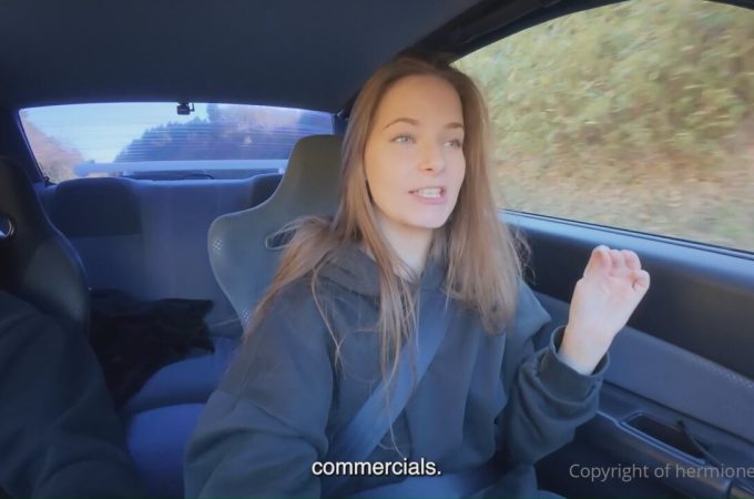 Hermione Potter – Nissan Skyline Japan Video Leaked