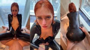 Dolly Dyson – BG Creampie In A Latex Suit Video Leaked